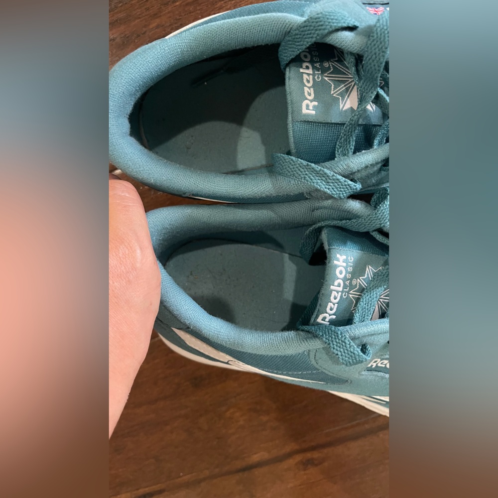 Reebok Classic Nylon Sneakers in Mineral Mist - Picture 7 of 8